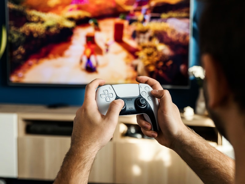 Racing simulator bays